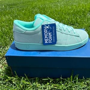 Brand New! Women’s K-Swiss Aqua Leather Sneakers-Size 9.